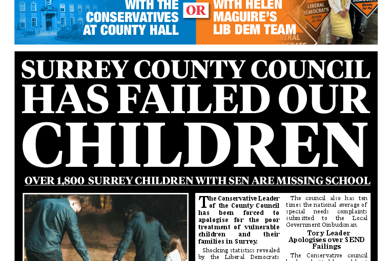 January 2025 leaflet focusing on County matters