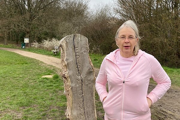 Alison Kelly at Epsom Common