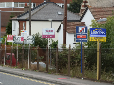 Estate agents signs