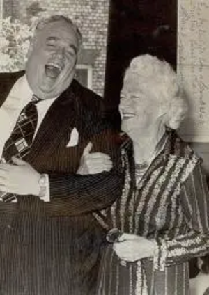 Sir Cyril Smith alongside Gracie Fields