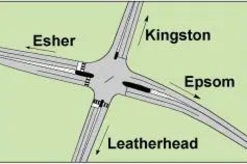 Malden Rushett junction