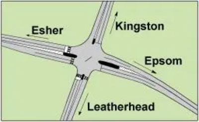 Malden Rushett junction