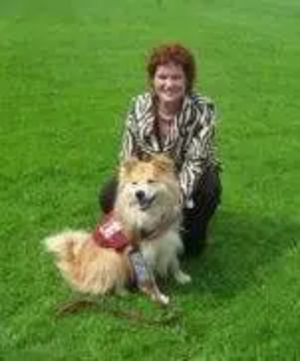 Sharon meets Hearing Dog Ky