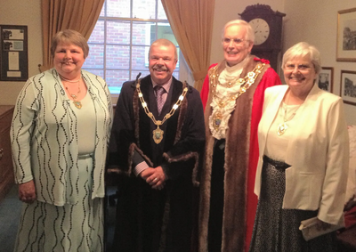 Mayor & Mayoress with deputy mayor & mayoress